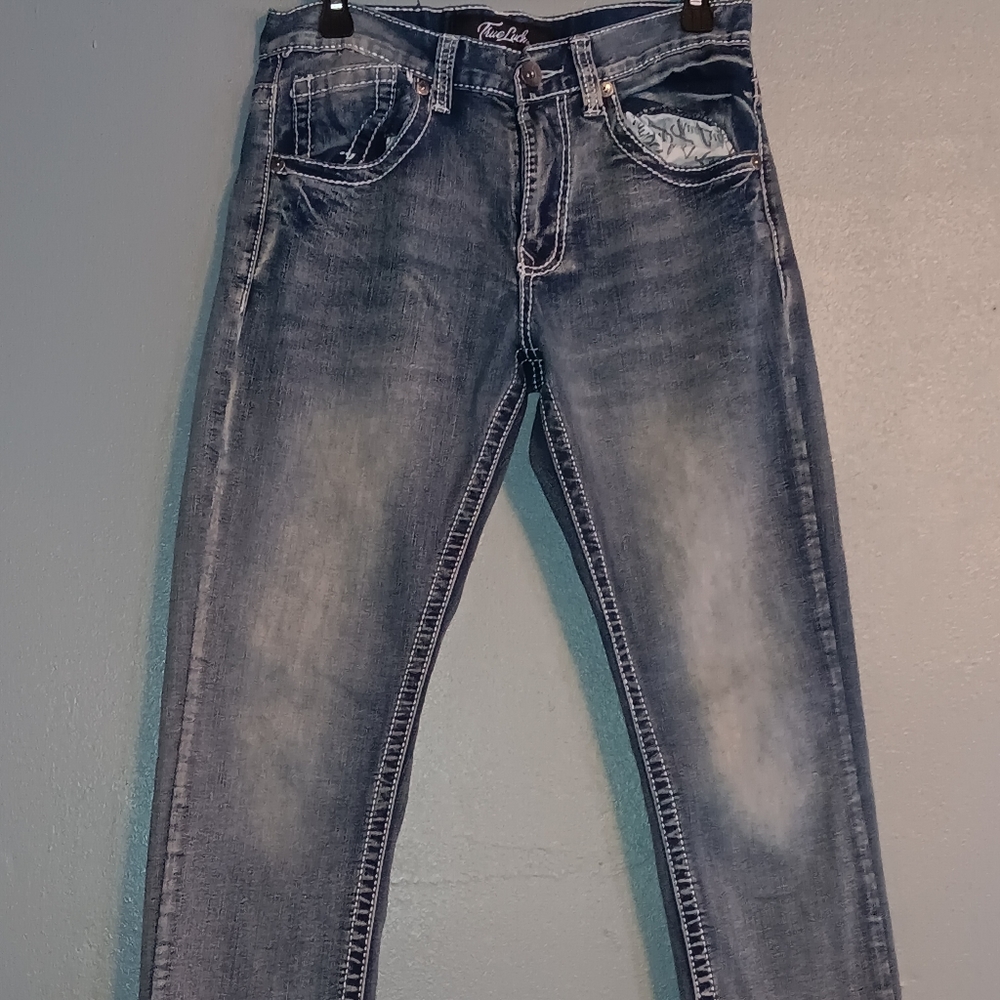 True luck blue jeans 30x30